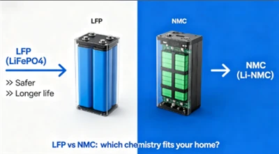 Opbevaringsbatterier til hjemmet i 2026: LFP vs NMC – hvilken skal du købe?